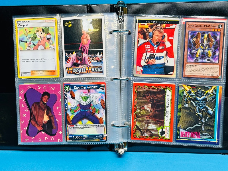 Photo 1 of 025162…  final sale no returns/refunds-160 mixed character /game cards in binder 