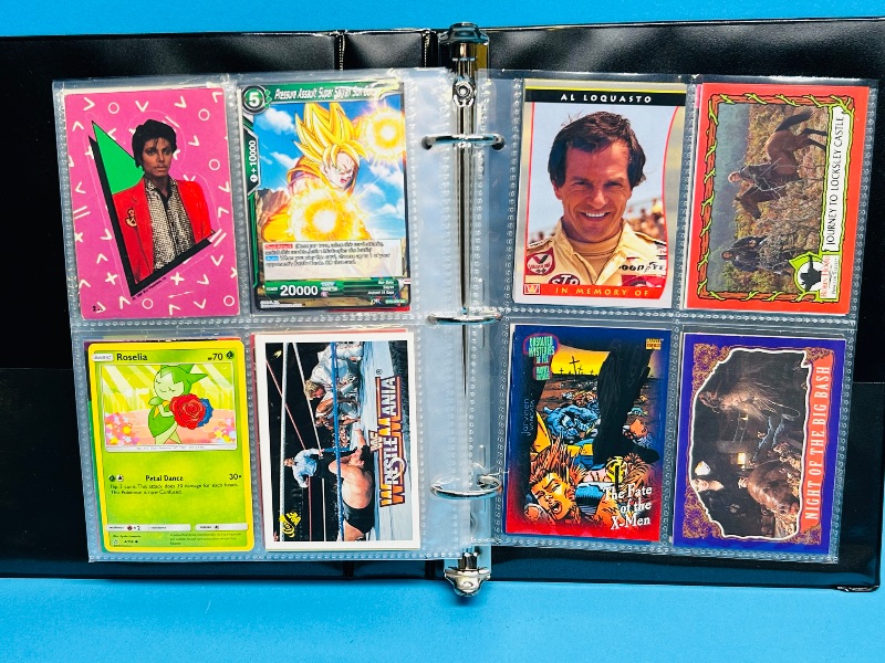 Photo 1 of 025162…  final sale no returns/refunds-160 mixed character /game cards in binder 