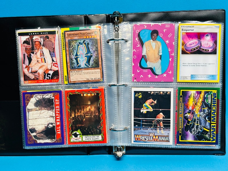Photo 1 of 025162…  final sale no returns/refunds-160 mixed character /game cards in binder 