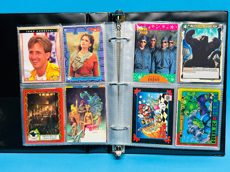 Photo 1 of 025162…  final sale no returns/refunds-160 mixed character /game cards in binder 