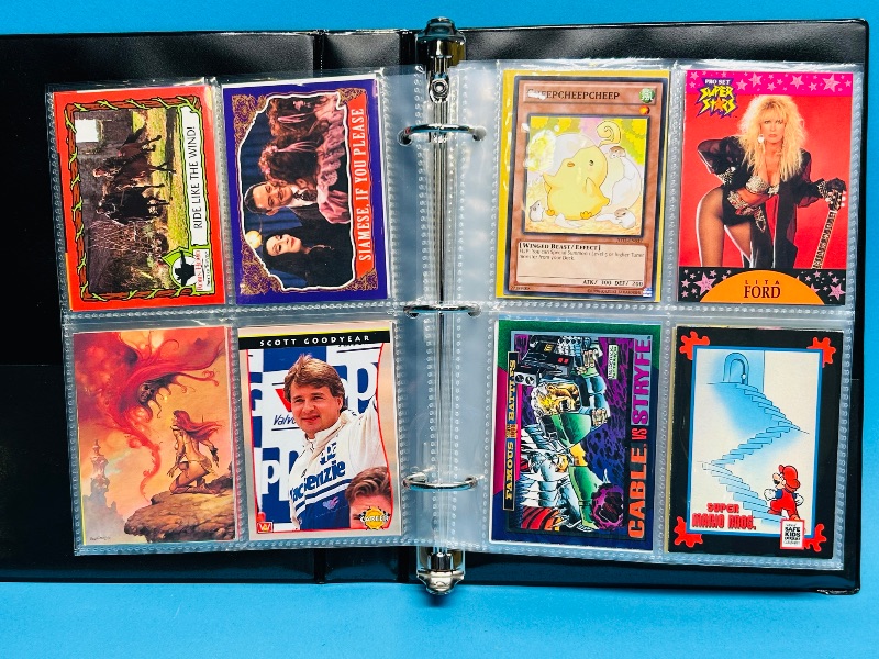 Photo 1 of 025162…  final sale no returns/refunds-160 mixed character /game cards in binder 
