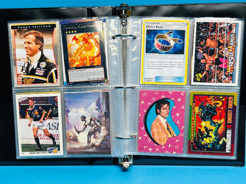 Photo 1 of 025162…  final sale no returns/refunds-160 mixed character /game cards in binder 