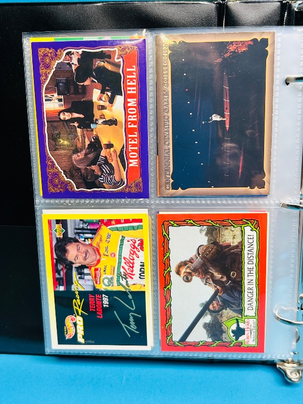 Photo 1 of 025162…  final sale no returns/refunds-160 mixed character /game cards in binder 