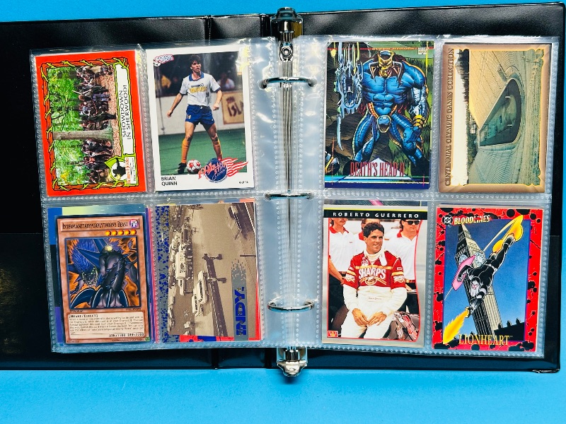 Photo 1 of 025162…  final sale no returns/refunds-160 mixed character /game cards in binder 
