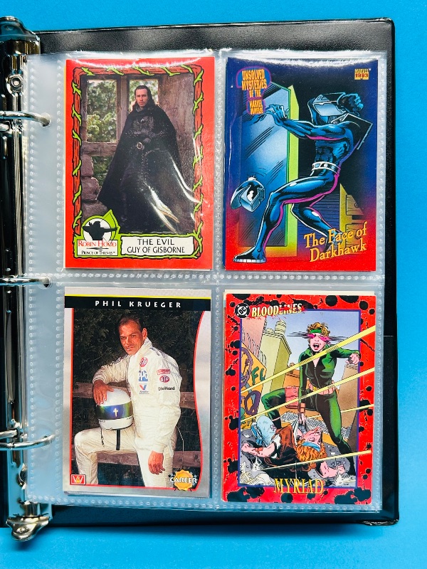 Photo 1 of 025162…  final sale no returns/refunds-160 mixed character /game cards in binder 