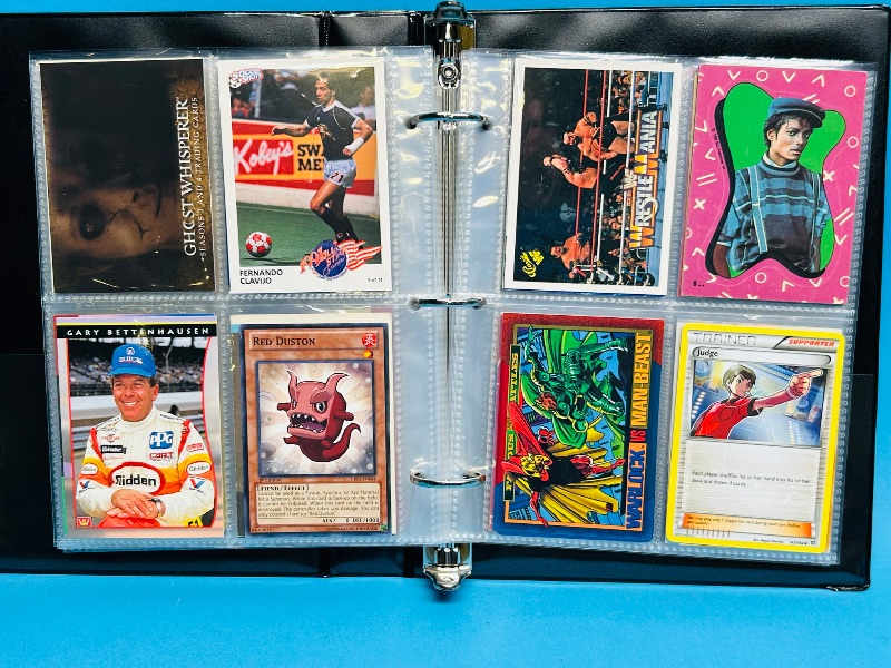 Photo 1 of 025162…  final sale no returns/refunds-160 mixed character /game cards in binder 