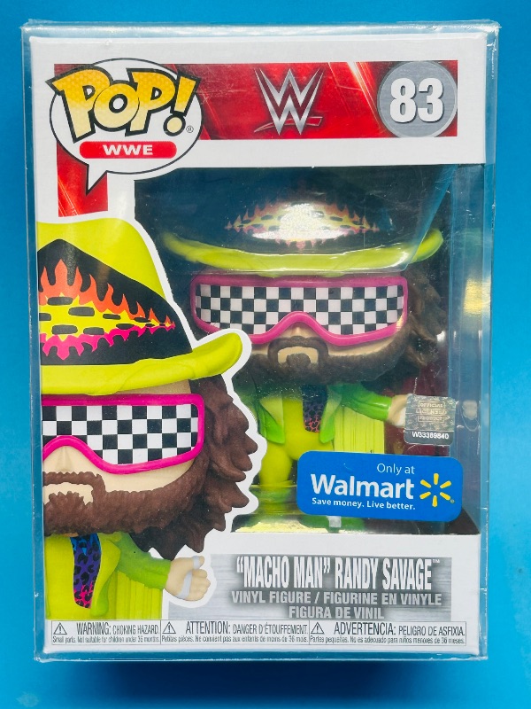 Photo 1 of 025179… Funko pop Macho Man Randy Savage vinyl figure in plastic case