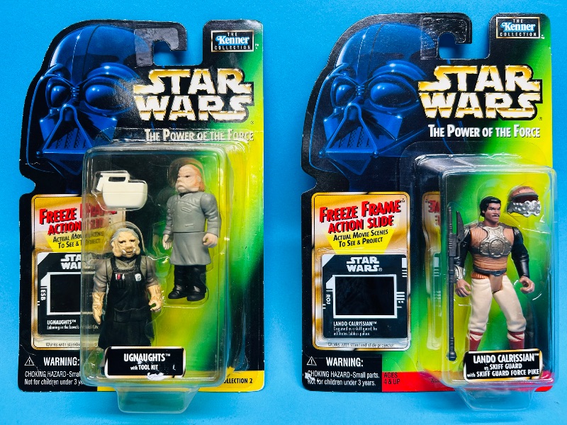 Photo 1 of 025184… 2 Star Wars power of the force figures 