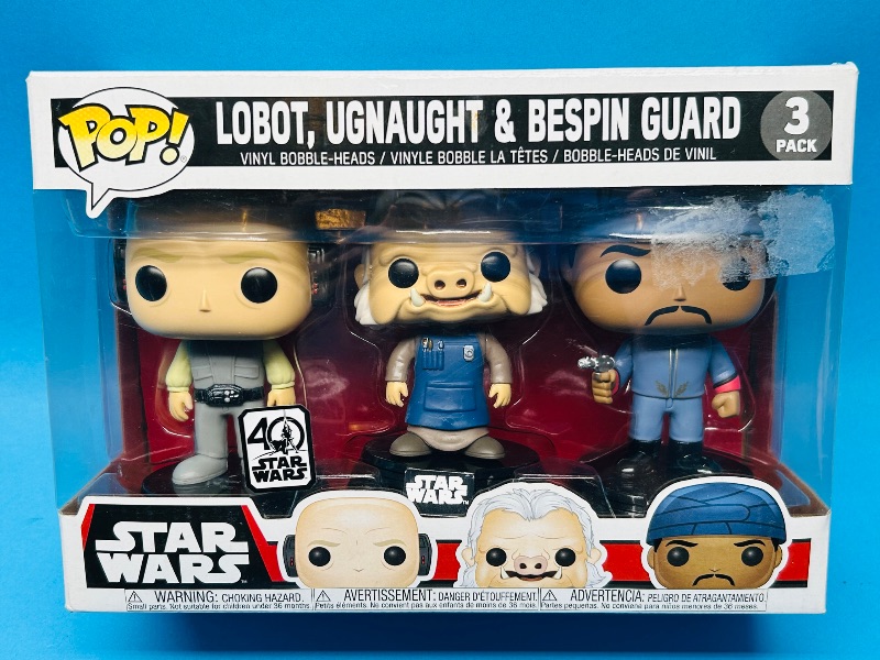 Photo 1 of 025198…Funko pop Star Wars 3 pack vinyl and bobblehead figures 