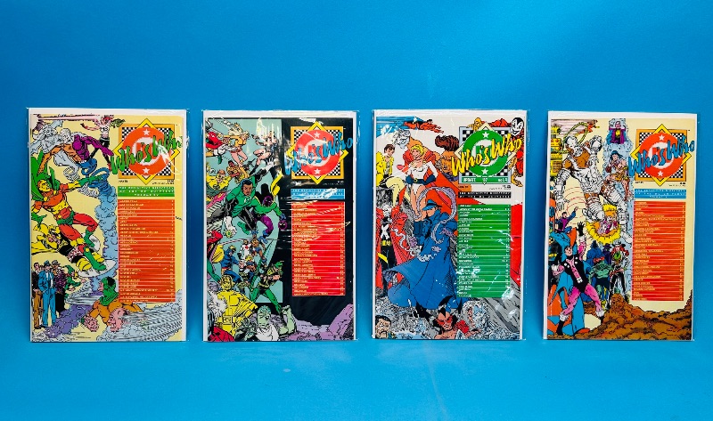 Photo 1 of 025212…4 who’s who comics in plastic sleeves 