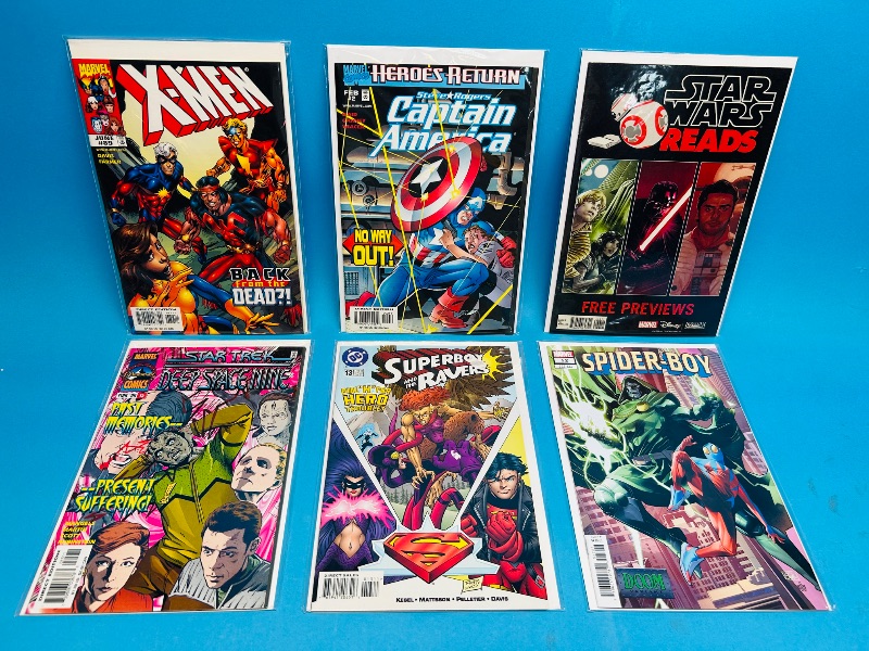 Photo 1 of 025215…6 comics in plastic sleeves 