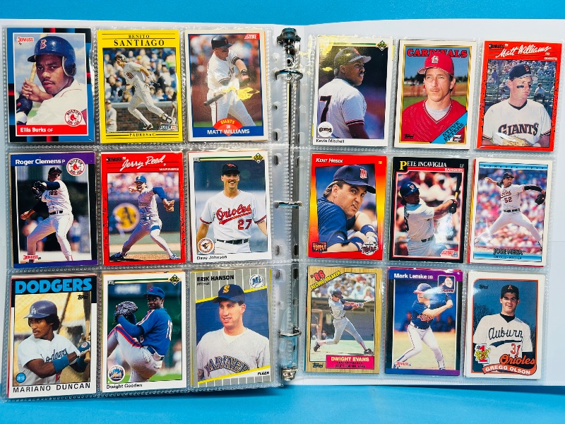 Photo 1 of 025217…final sale no returns/refunds-360 mixed baseball cards in binder