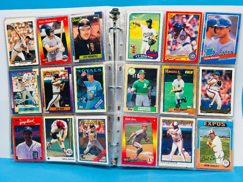 Photo 1 of 025217…final sale no returns/refunds-360 mixed baseball cards in binder