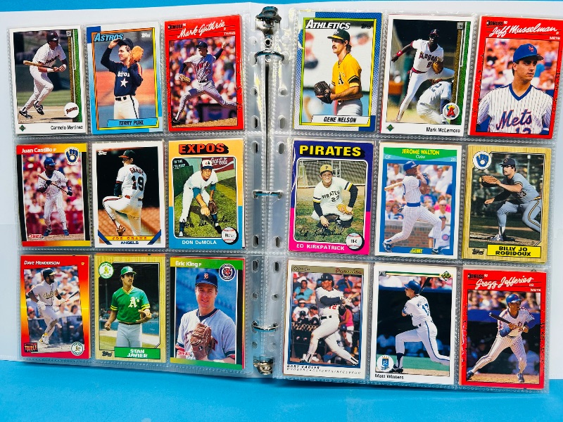 Photo 1 of 025217…final sale no returns/refunds-360 mixed baseball cards in binder