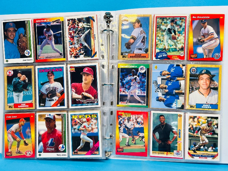 Photo 1 of 025217…final sale no returns/refunds-360 mixed baseball cards in binder