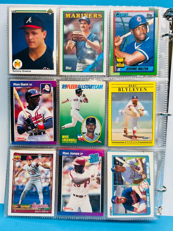 Photo 1 of 025217…final sale no returns/refunds-360 mixed baseball cards in binder