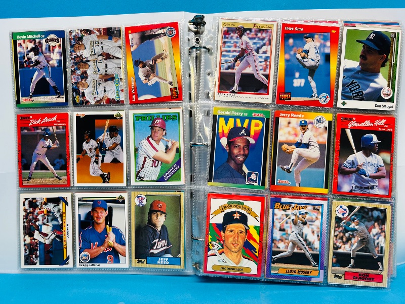 Photo 1 of 025217…final sale no returns/refunds-360 mixed baseball cards in binder