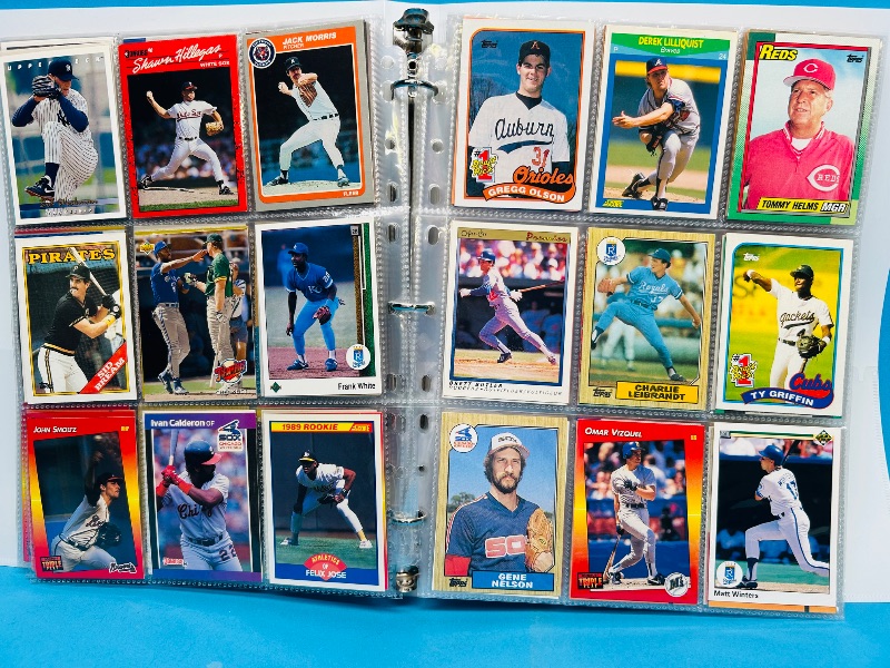 Photo 1 of 025217…final sale no returns/refunds-360 mixed baseball cards in binder