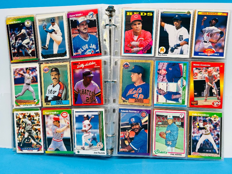 Photo 1 of 025217…final sale no returns/refunds-360 mixed baseball cards in binder