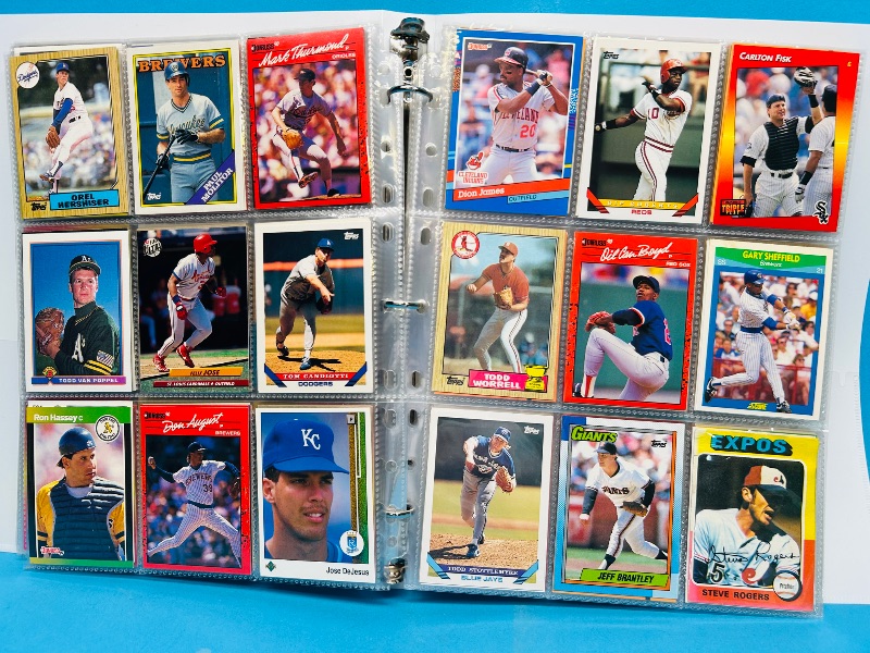 Photo 1 of 025217…final sale no returns/refunds-360 mixed baseball cards in binder