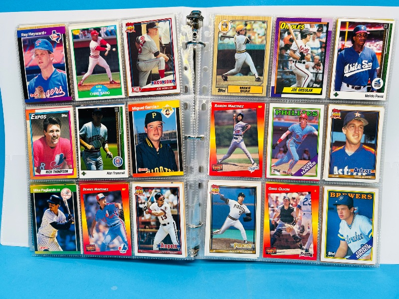 Photo 1 of 025217…final sale no returns/refunds-360 mixed baseball cards in binder
