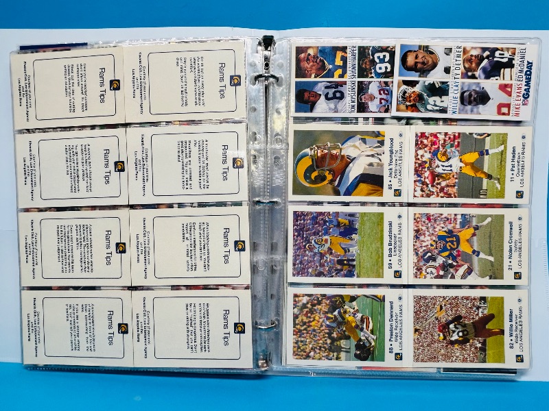 Photo 1 of 025218… final sale no returns/refunds-306 mixed football cards in binder
