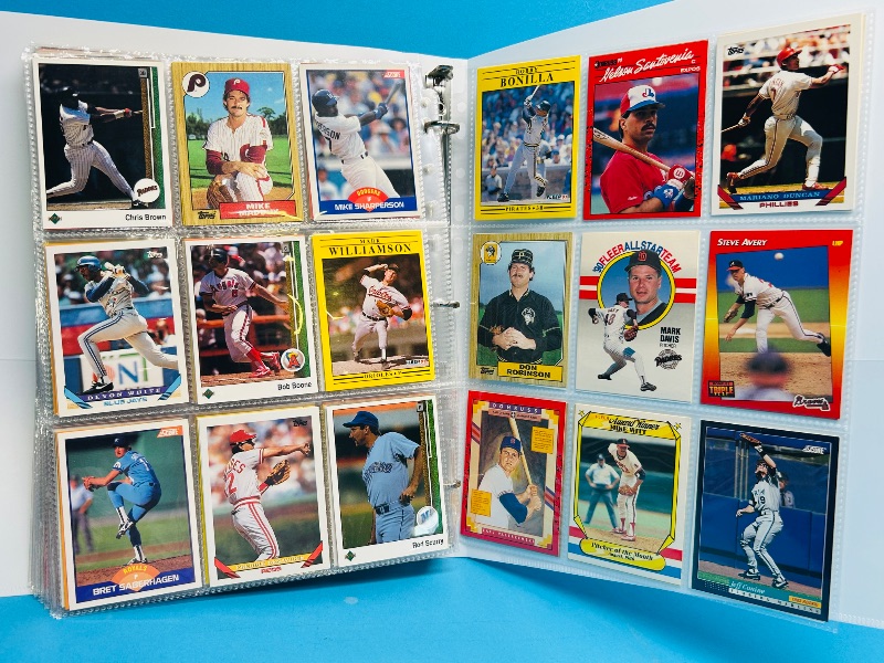 Photo 1 of 025219… final sale no returns/refunds-270 mixed baseball cards in binder
