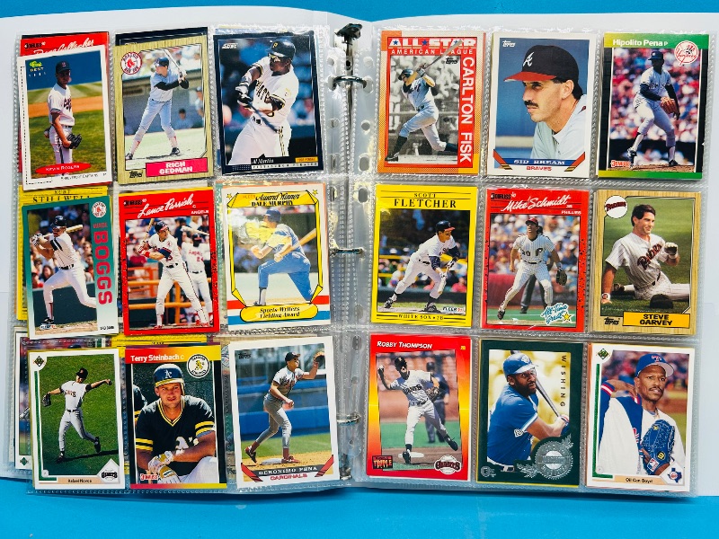 Photo 1 of 025219… final sale no returns/refunds-270 mixed baseball cards in binder