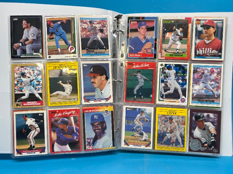 Photo 1 of 025219… final sale no returns/refunds-270 mixed baseball cards in binder
