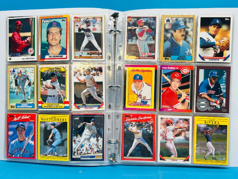 Photo 1 of 025219… final sale no returns/refunds-270 mixed baseball cards in binder