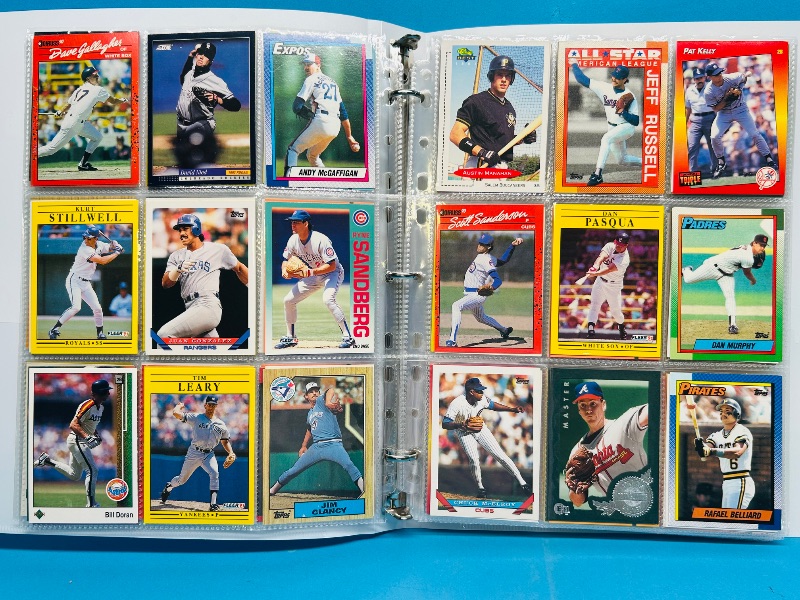 Photo 1 of 025219… final sale no returns/refunds-270 mixed baseball cards in binder