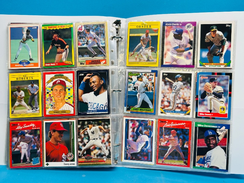 Photo 1 of 025219… final sale no returns/refunds-270 mixed baseball cards in binder