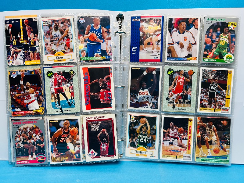 Photo 1 of 025220…final sale no returns/refunds-270 mixed basketball cards in binder