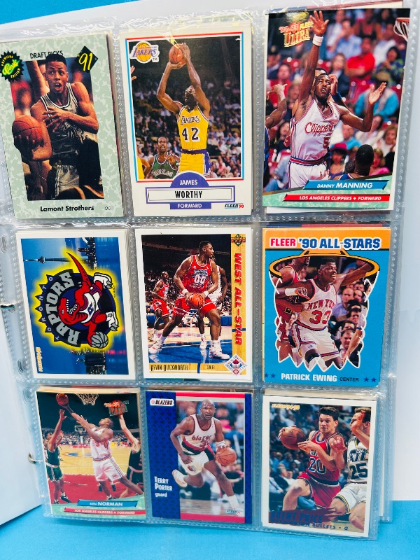 Photo 1 of 025220…final sale no returns/refunds-270 mixed basketball cards in binder