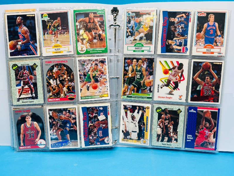 Photo 1 of 025220…final sale no returns/refunds-270 mixed basketball cards in binder