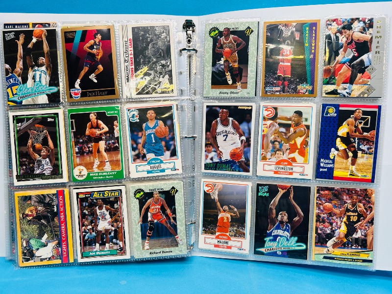 Photo 1 of 025220…final sale no returns/refunds-270 mixed basketball cards in binder