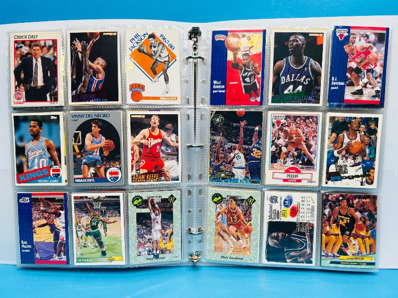 Photo 1 of 025220…final sale no returns/refunds-270 mixed basketball cards in binder