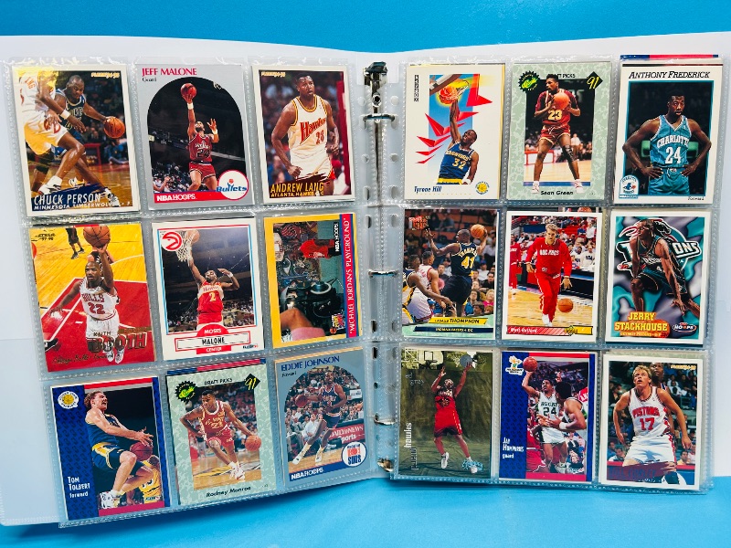 Photo 1 of 025220…final sale no returns/refunds-270 mixed basketball cards in binder