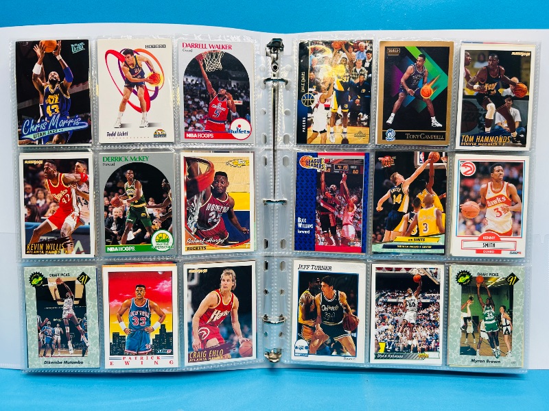 Photo 1 of 025220…final sale no returns/refunds-270 mixed basketball cards in binder