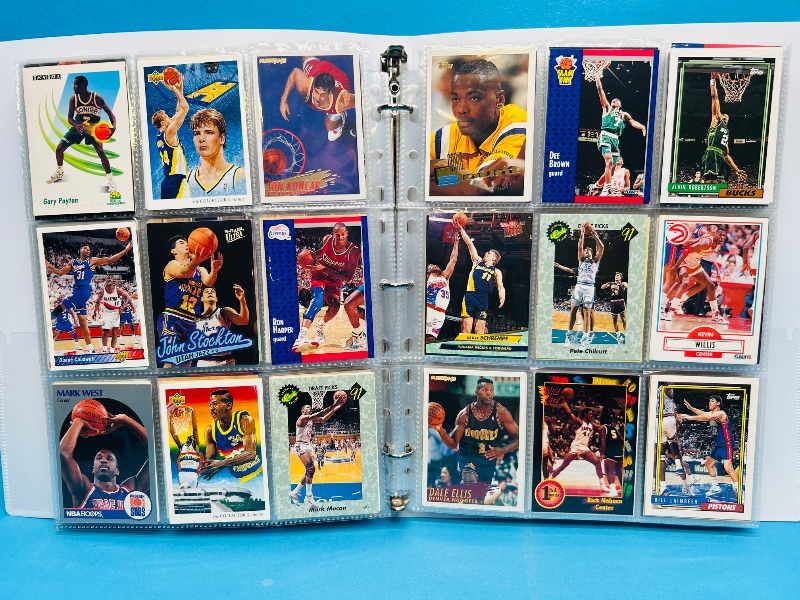 Photo 1 of 025220…final sale no returns/refunds-270 mixed basketball cards in binder