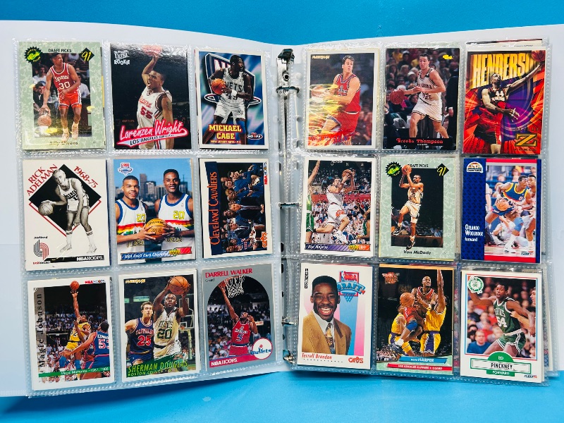 Photo 1 of 025220…final sale no returns/refunds-270 mixed basketball cards in binder