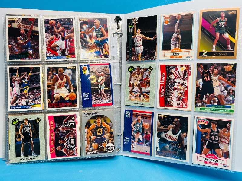 Photo 1 of 025220…final sale no returns/refunds-270 mixed basketball cards in binder