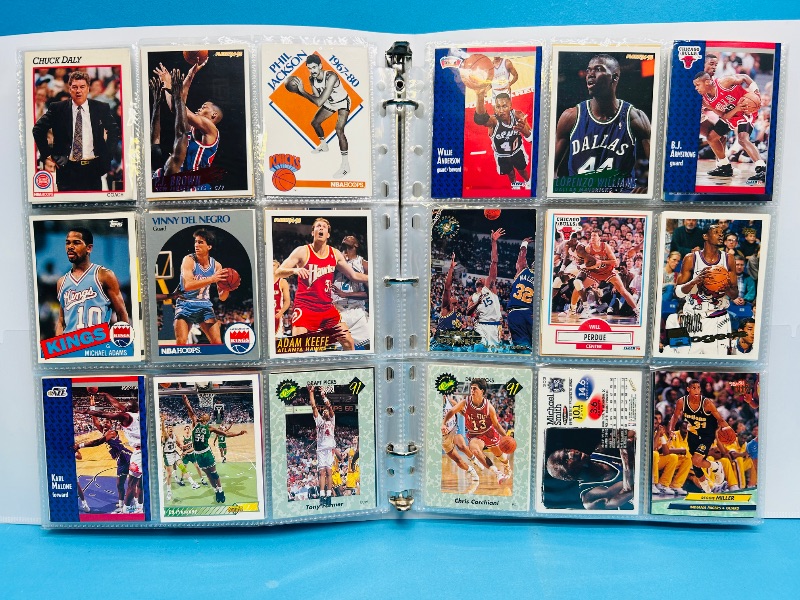 Photo 1 of 025220…final sale no returns/refunds-270 mixed basketball cards in binder