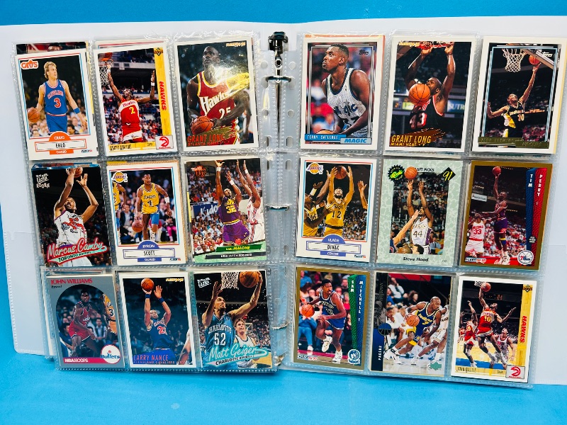 Photo 1 of 025221… final sale no returns/refunds-270 mixed basketball cards in binder