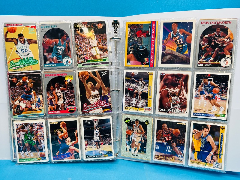 Photo 1 of 025221… final sale no returns/refunds-270 mixed basketball cards in binder