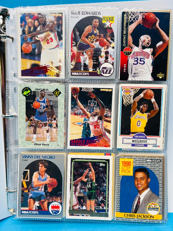 Photo 1 of 025221… final sale no returns/refunds-270 mixed basketball cards in binder