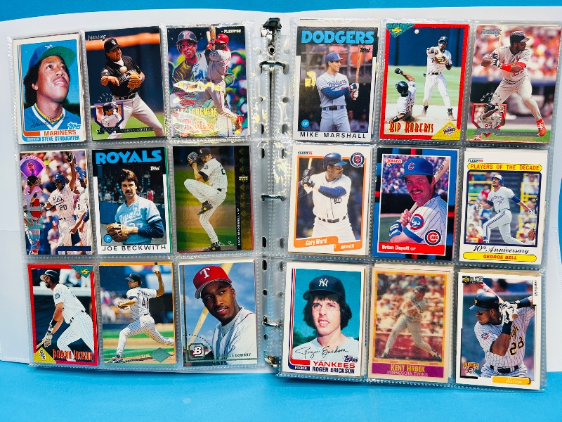 Photo 1 of 025222… final sale no returns/refunds-360 mixed baseball cards in binder