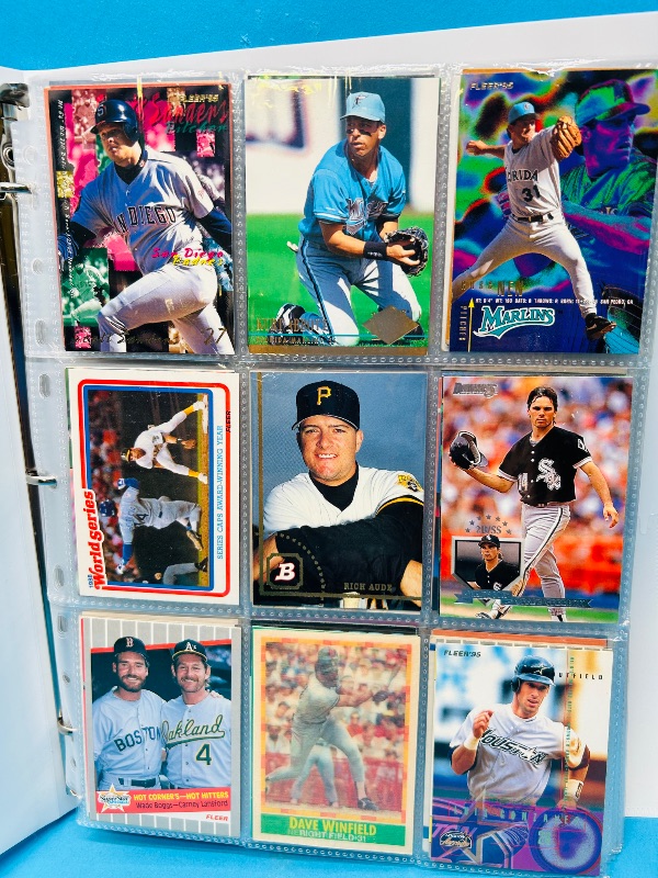 Photo 1 of 025222… final sale no returns/refunds-360 mixed baseball cards in binder