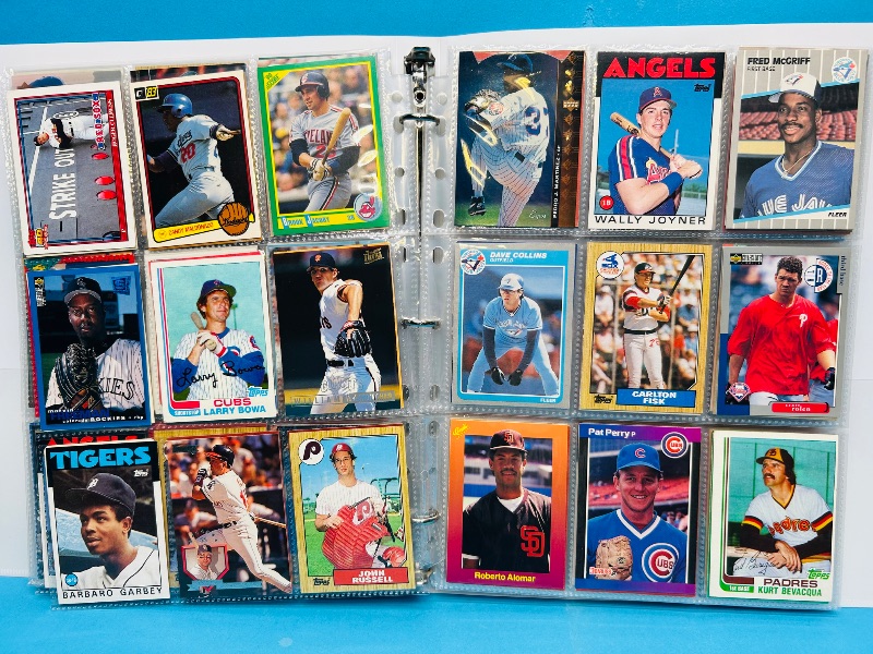 Photo 1 of 025222… final sale no returns/refunds-360 mixed baseball cards in binder