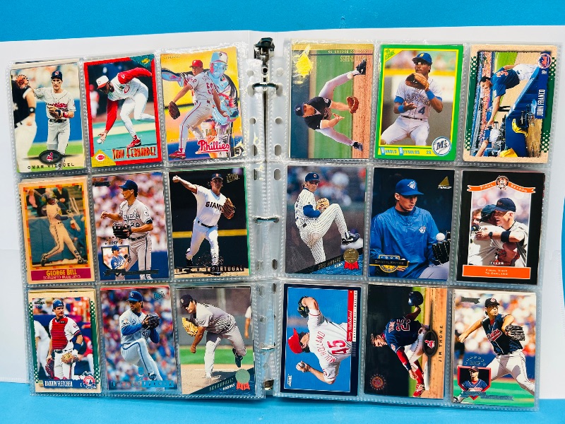 Photo 1 of 025223… final sale no returns/refunds-360 mixed baseball cards in binder